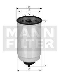 Фильтр топливный MANN WK 10 017 X (фото 1)