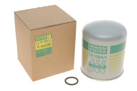 Фото 1 - картридж осушувача повітря MANN TB 13941 X Картридж осушувача повітря MANN TB 13941 X (фото 1)