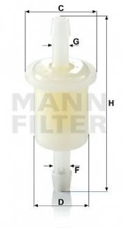Топливный фильтр MANN WK21 (фото 1)