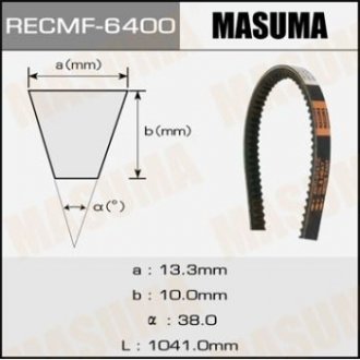 Ремень клиновой рк., 13x1041 мм MASUMA 6400 (фото 1)