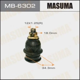 Опора шаровая передн нижн LANCER HONDA HR-V MASUMA MB6302 (фото 1)