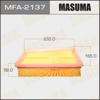 Фильтр воздушный A-2014 MASUMA MFA2137