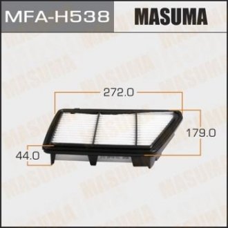 Фільтр повітряний MASUMA MFAH538 (фото 1)