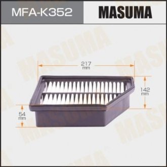Фільтр повітряний MASUMA MFAK352 (фото 1)