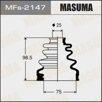 Пыльник ШРУСа (силікон)INFINITI Q70 (Y51) 5.6 AWD (15-20), INFINITI Q50 (03-18) MASUMA MFs2147 (фото 1)