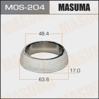 Кольцо глушителя MASUMA MOS204 (фото 1)