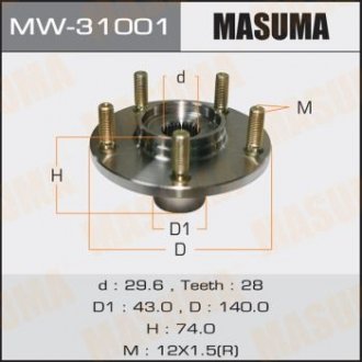 Маточина колеса MASUMA MW31001