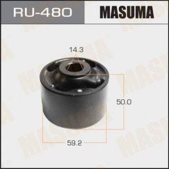 Сайлентблок заднего продольного рычага Toyota RAV 4 (05-) MASUMA RU480