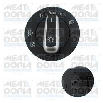 MEAT DORIA VW Выключатель света фар Caddy III,Golf Plus,V,Jetta III,Passat,Touran 05- MEAT&DORIA 23806