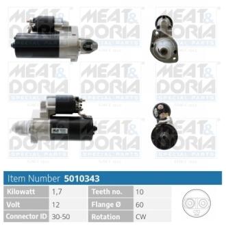 MEATDORIA DB Стартер W203, W204, A209, W211, W212, W463 MEAT&DORIA 5010343