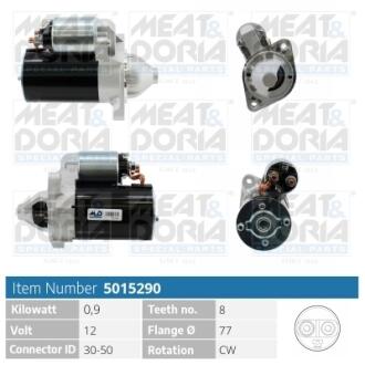 MEATDORIA HYUNDAI Стартер ACCENT II (LC) 1.5 00-03, GETZ (TB) 1.6 02-05, KIA CERATO I 1.6 04-09 MEAT&DORIA 5015290