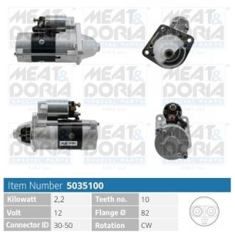 MEATDORIA JEEP Стартер CHEROKEE (KJ) 2.5 CRD 4x4 01-08 MEAT&DORIA 5035100