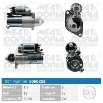 MEATDORIA OPEL Стартер Astra H, Insignia A MEAT&DORIA 5060253