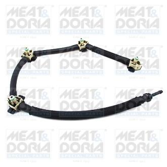 MEATDORIA VW Шланг обратки топлива Audi A3/4/6,Octavia III,Golf VII 1.6/2.0TDI 12- MEAT&DORIA 9821E