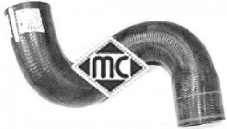 Патрубок радіатора Metalcaucho 08620 (фото 1)