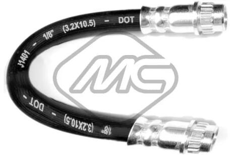 Фото тормозной шланг зад. Renault Megane III/Grand Scenic III 08- (160mm) Metalcaucho 96666 Тормозной шланг зад. Renault Megane III/Grand Scenic III 08- (160mm) Metalcaucho 96666