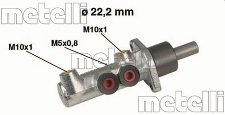 Циліндр гальмівний головний Metelli 050354