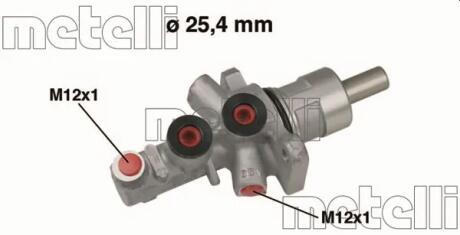 Циліндр гідравлічний гальмівний Metelli 050566