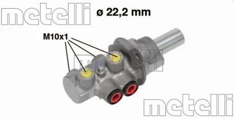 Циліндр гальмівний головний Metelli 050676