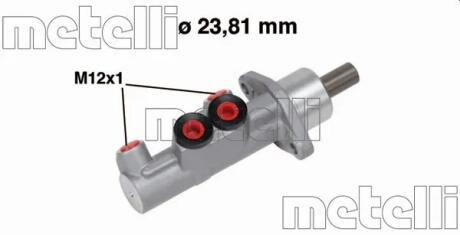 Циліндр гальмівний головний Metelli 050687