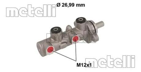 Циліндр гальмівний головний Metelli 050799