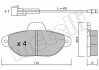 Комплект гальмівних колодок з 4 шт. дисків Metelli 22-0159-0 (фото 2)