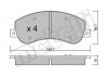 Комплект гальмівних колодок (дискових) Metelli 22-0680-1 (фото 2)