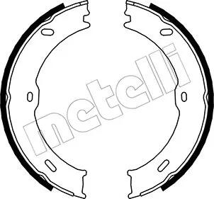 Комплект гальмівних колодок (барабанних) Metelli 530246