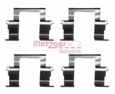 Монтажный к-кт тормозных колодок METZGER 109-1274