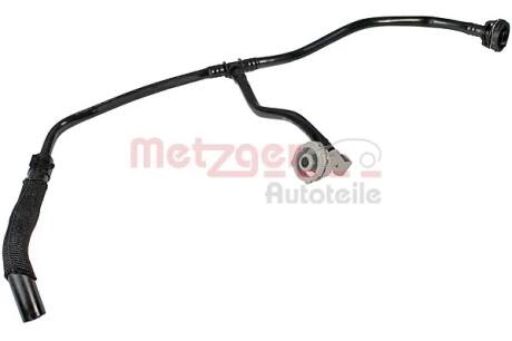 Патрубок системи охолодження гумовий з фітингами METZGER 4010364