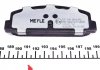 Комплект гальмівних колодок з 4 шт. дисків MEYLE 025 240 4514/PD (фото 3)