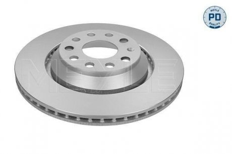 Тормозной диск вентилируемый задний PLATINUM MEYLE 115 523 1093/PD (фото 1)