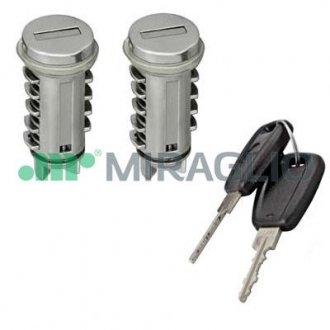Комплект личинок (2шт) із ключами Fiat 500 2007-н.в. MIRAGLIO 80/1224 (фото 1)
