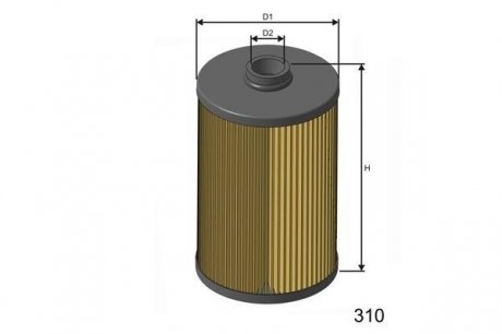 Фільтр паливний DB C220/270/320 CDI MISFAT F103 (фото 1)