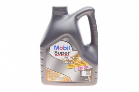 Моторное масло Super 3000 X1 Formula FE 5W-30, 4л MOBIL 152564
