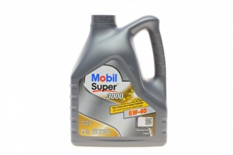 Моторное масло Super 3000 X1 5W-40, 4л MOBIL 152566