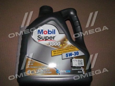 69001122009 MOBIL Масло моторн. Mobil SUPER 3000 XE 5W-30 (Канистра 4л)