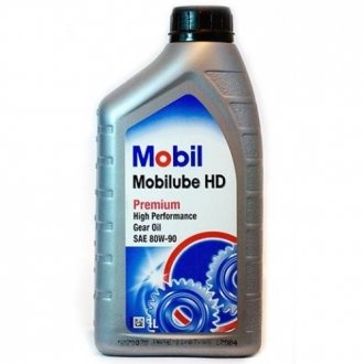 1л MOBILUBE HD 80W-90 масло трансмиссионное GL-5 MOBIL MOBIL1004 (фото 1)