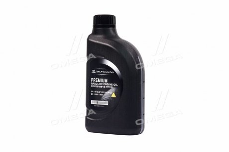 Масло моторное(ENGINE OIL Premium Gasoline 5W-20), 1L MOBIS 05100-00121 (фото 1)