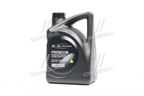 Масло моторное(ENGINE OIL Premium Gasoline 5W-20), 4L MOBIS 05100-00421