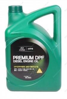 Олива моторна / Premium DPF Diesel 5W-30, 6л. MOBIS 05200-00620 (фото 1)