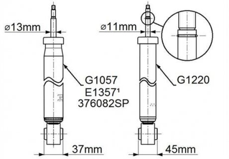 Амортизатор ORIGINAL (Gas Technology) MONROE G1220 (фото 1)