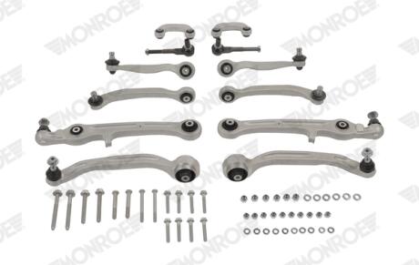 VW К-кт рычагов+тяги стаб.+наконечн. Audi A6 04- MONROE L0030