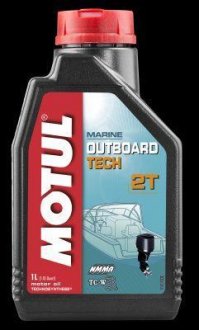 Масло для 2-х тактных двигателей Technosynthese д/лод.мотор Outboard Tech 2T 1л MOTUL 102789