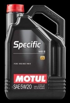 Моторна олива SPECIFIC 948 B 5W20 5L MOTUL 106352 (фото 1)