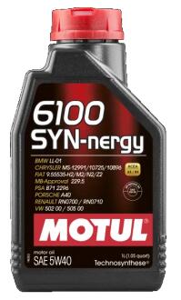 Моторна олива 6100 Syn-nergy SAE 5W40 1L MOTUL 107975