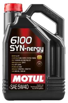 Моторна олива 6100 Syn-nergy SAE 5W40 4L MOTUL 107978