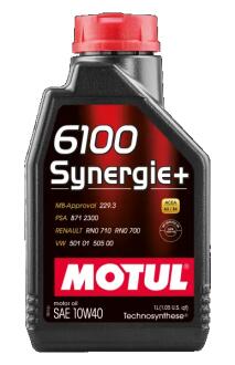 Моторна олива 6100 Synergie+ 10W-40 1L MOTUL 108646 (фото 1)