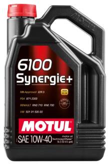 Моторна олива 6100 SYNERGIE SAE 10W40 (5L) MOTUL 108647 (фото 1)