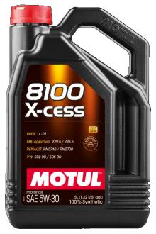 Олія двигуна 8100 X-Cess 5W-30 5L MOTUL 108946